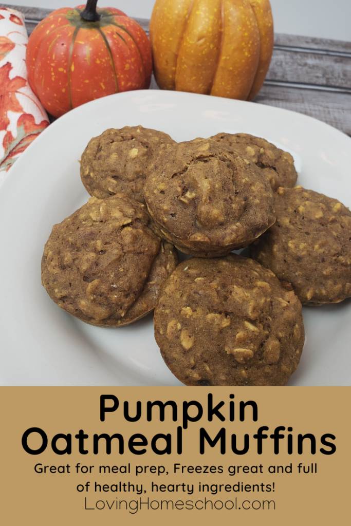 Pumpkin Oatmeal Muffins Pinterest Pin