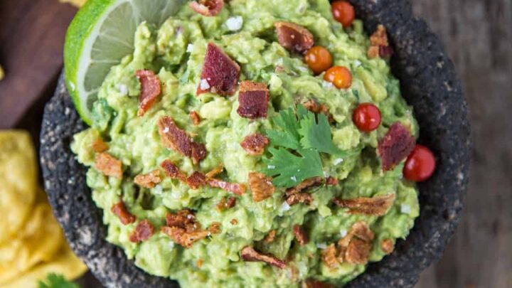 Image for Smoked Bacon & Tomatillo Guacamole