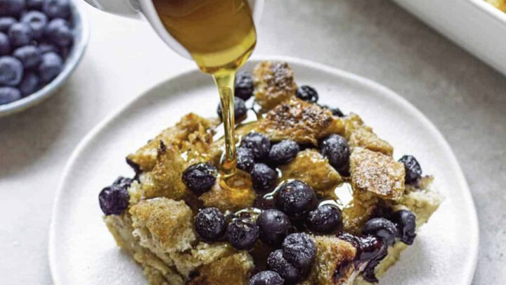 Image for Dairy-free French Toast Casserole with Blueberries