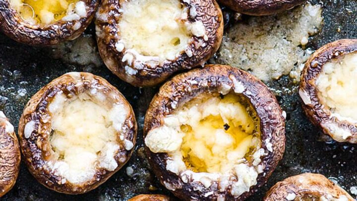 Image for Parmesan Mushroom Appetizers - iFoodReal.com