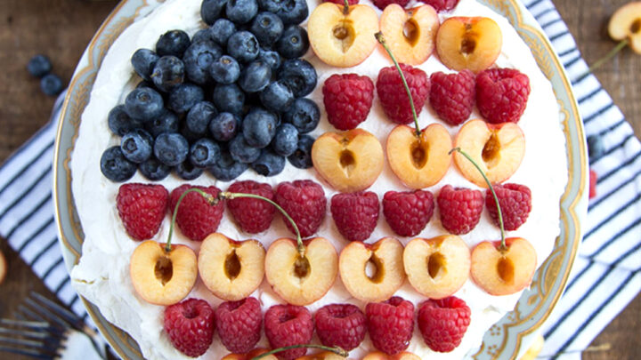Image for Berry Pavlova (with a flag design!)