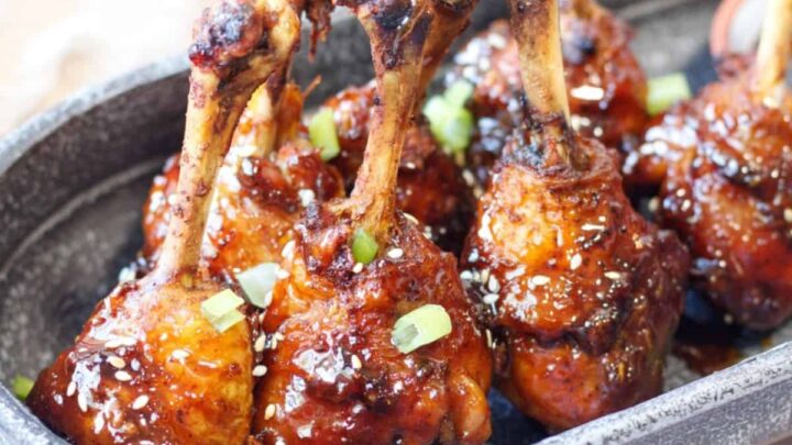 Image for Air fryer Sweet and Sticky Honey Garlic Chicken Drumsticks