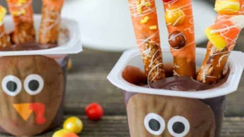 Image for Turkey Pudding Cups | Easy Thanksgiving Snack