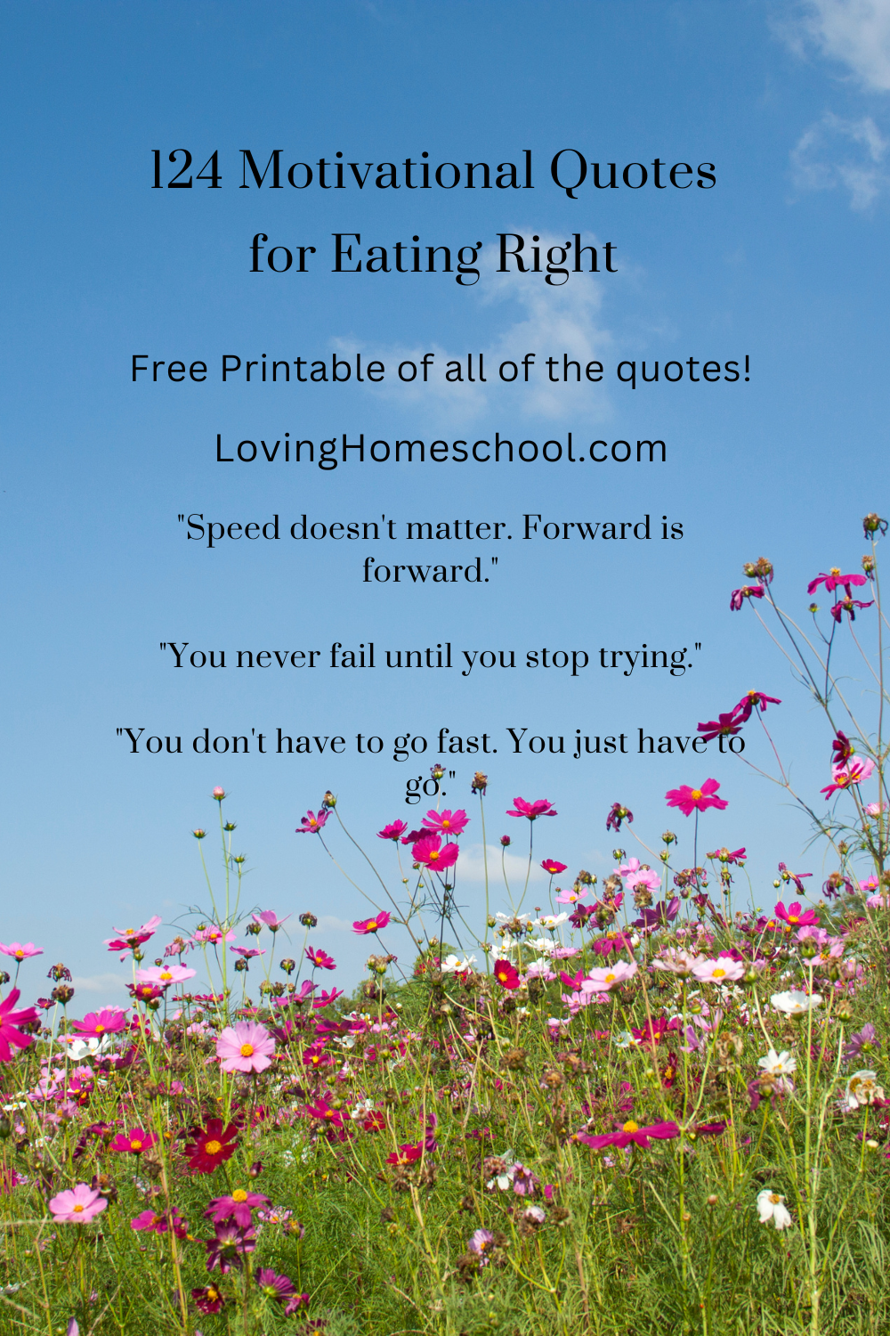 124 Motivational Quotes for Eating Right Pinterest pin