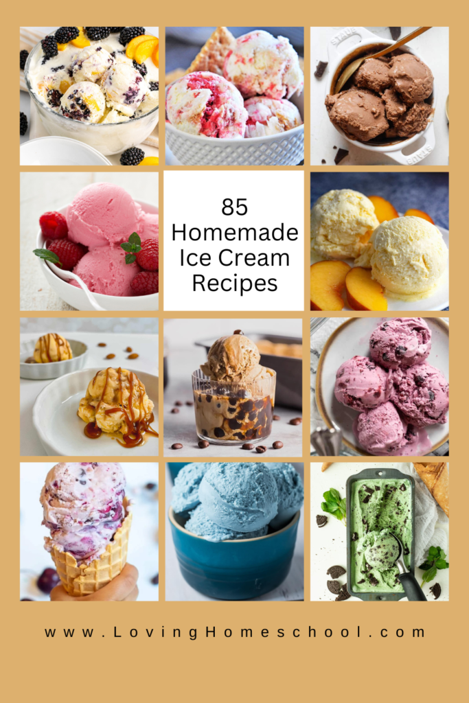 85 Homemade Ice Cream Recipes Pinterest Pin