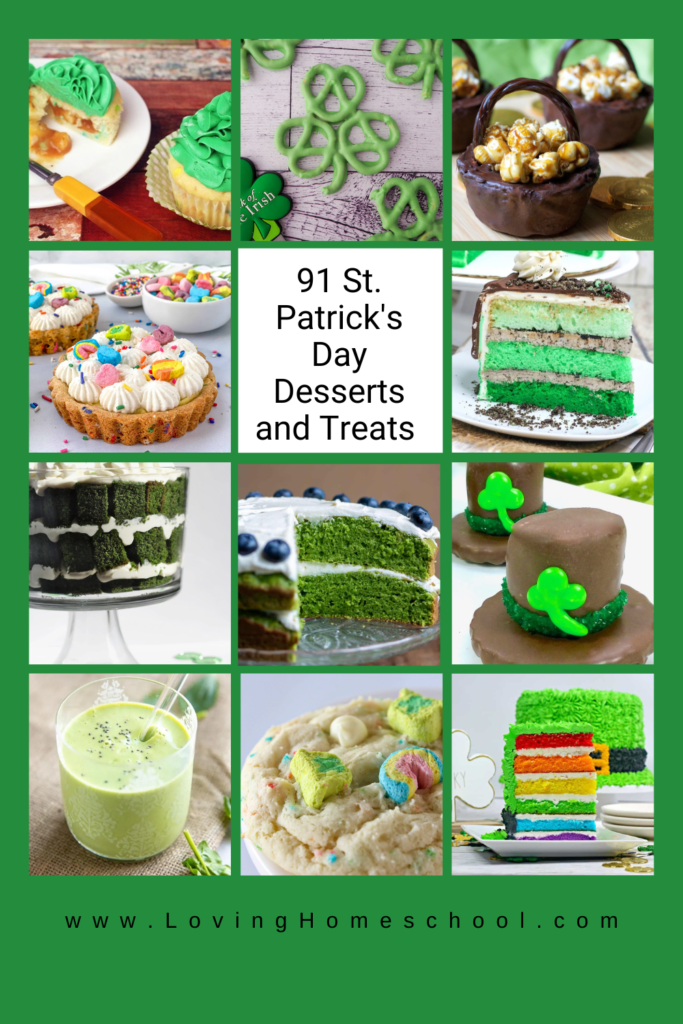 91 St. Patrick's Day Desserts and Treats Pinterest Pin