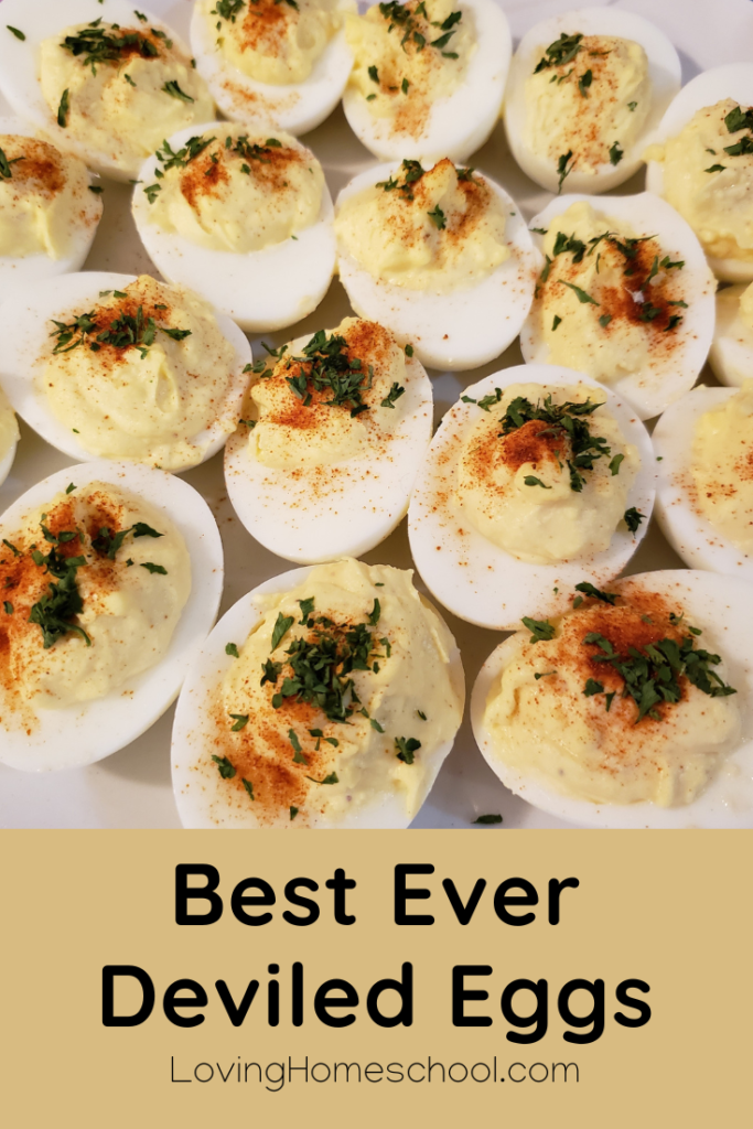 Best Ever Deviled Eggs Pinterest Pin