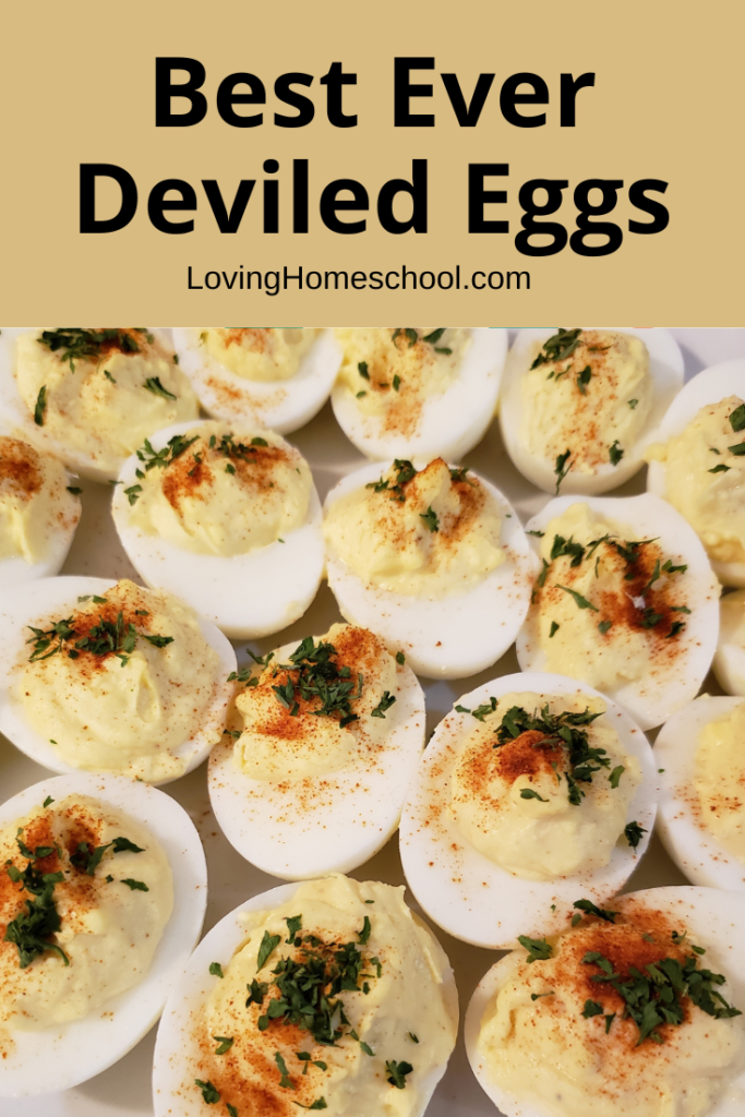 Best Ever Deviled Eggs Pinterest Pin