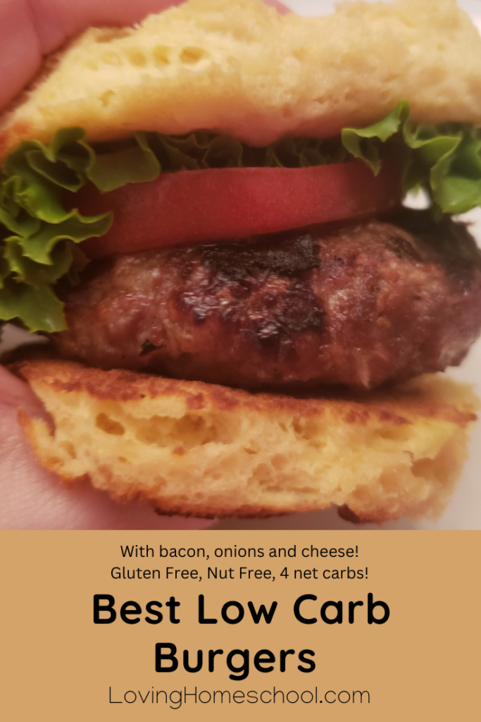 Best Low Carb Burgers Pinterest Pin