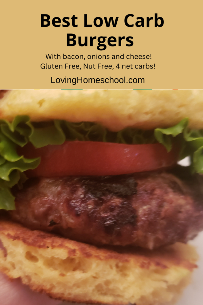 Best Low Carb Burgers Pinterest Pin