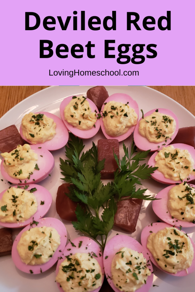 Deviled Red Beet Eggs Pinterest Pin