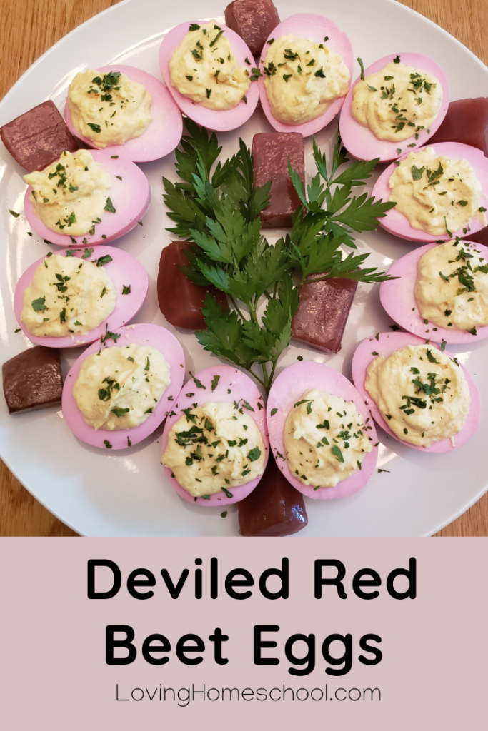 Deviled Red Beet Eggs Pinterest Pin