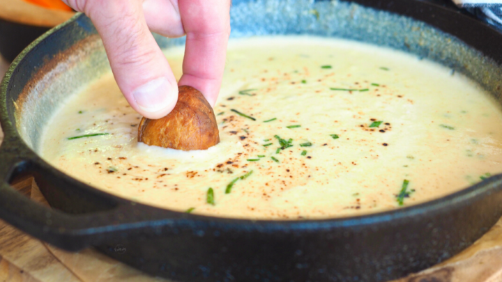 Image for Easy Beer Cheese Dip {Pretzel Cheese Dip}