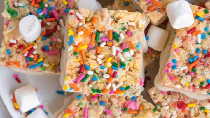 Image for Funfetti Rice Krispie Treats with White Chocolate