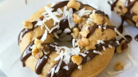 Image for The Best Gluten Free Chunky Monkey Banana Donuts