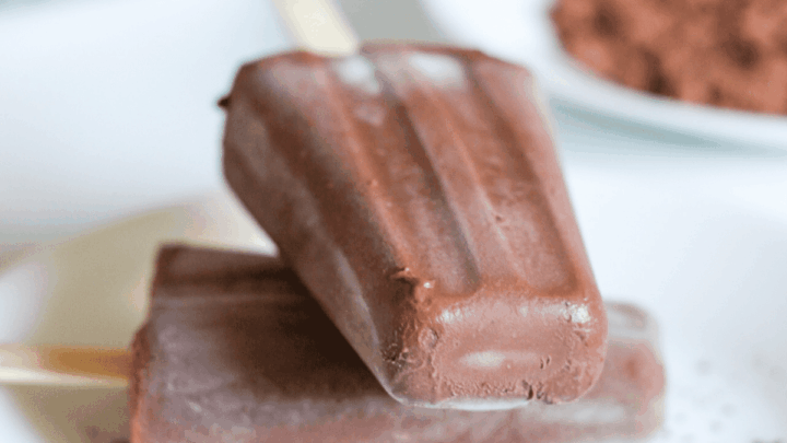 Image for Chocolate Fudge Popsicles | Healthy Homemade Recipe