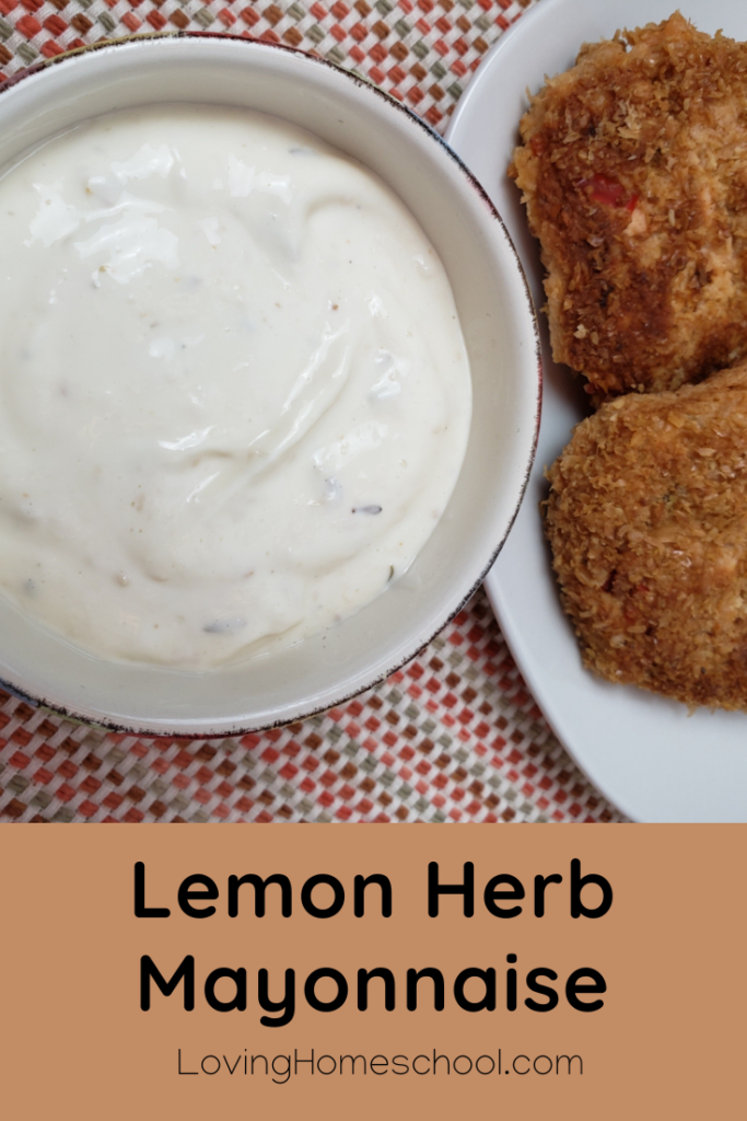 Lemon Herb Mayonnaise Pinterest Pin