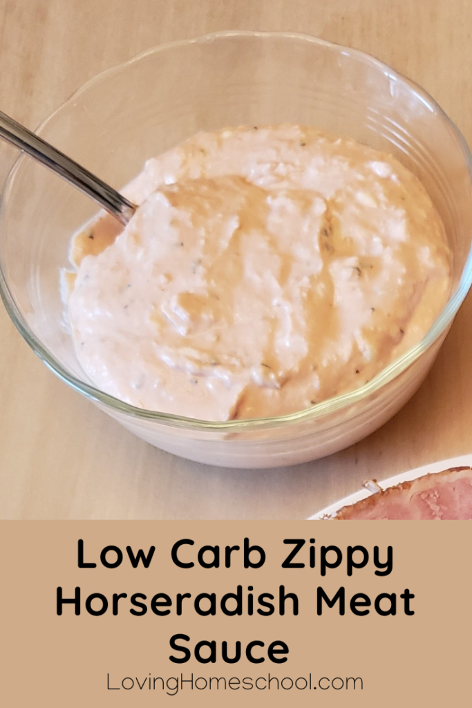 Low Carb Zippy Horseradish Meat Sauce Pinterest Pin