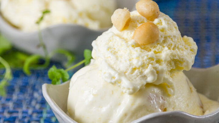 Image for Pineapple Macadamia Nut Ice Cream