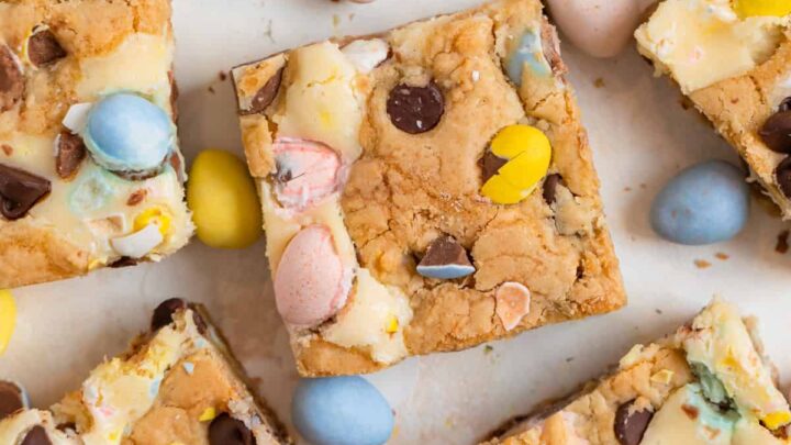 Image for Mini Egg Cheesecake Cookie Bars