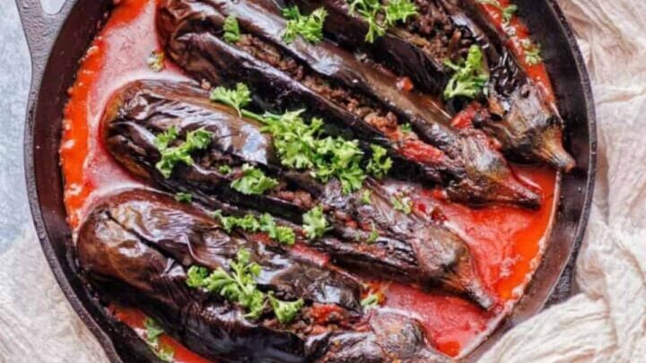 Image for Sheikh El Mahshi (Middle Eastern Meat-Stuffed Eggplant)