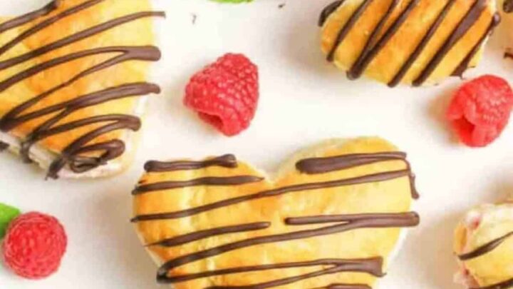 Image for Valentine Cream Puffs with Raspberry Whipped Cream