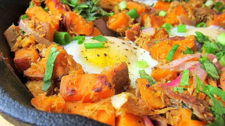 Image for Sweet Potato Pulled Pork Hash