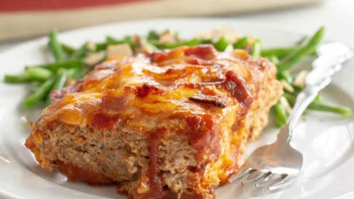 Image for BBQ Bacon Cheddar Meatloaf - Low Carb, Grain & Gluten Free, THM S