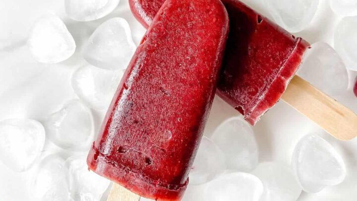 Image for Easy Cherry Mango Popsicles