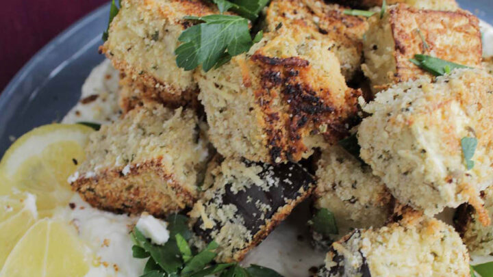 Image for 30 Minute Mediterranean Crispy Roasted Eggplant