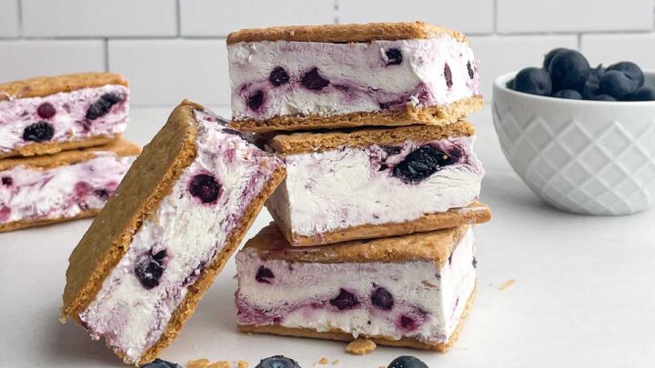 Image for Lemon Blueberry Graham Cracker Ice Cream Sandwiches