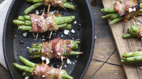 Image for Grilled Bacon Wrapped Green Beans