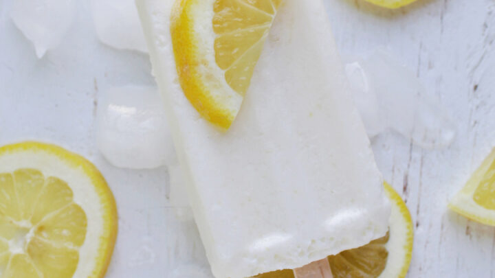 Image for Lemonade Popsicles (4 Ingredients)