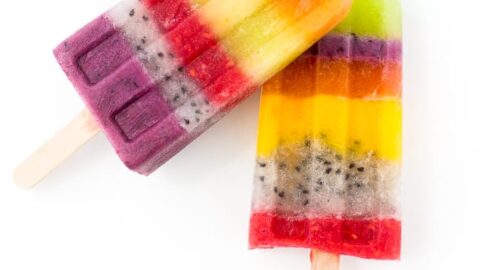 Image for How to Make Rainbow Fruit Popsicles