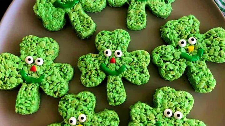Image for Shamrock Rice Krispie Treats | St. Patrick's Day Dessert