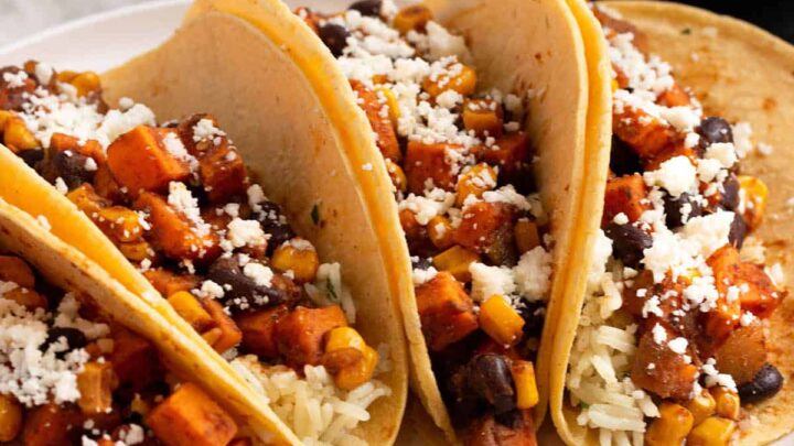 Image for Sweet Potato and Black Bean Taco Recipe