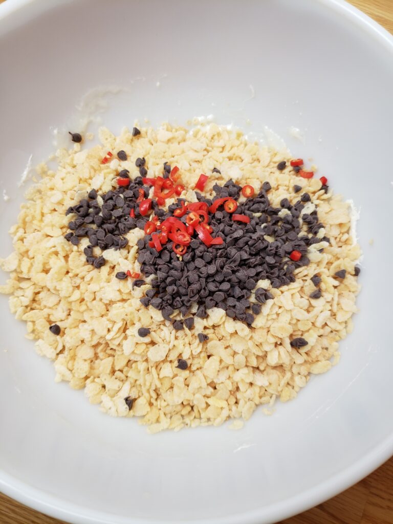 dry ingredients in a bowl