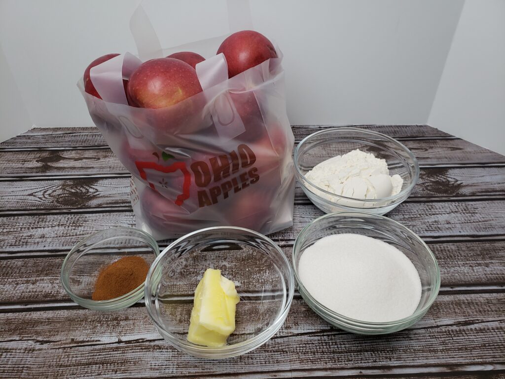 ingredients for Classic Apple Crisp