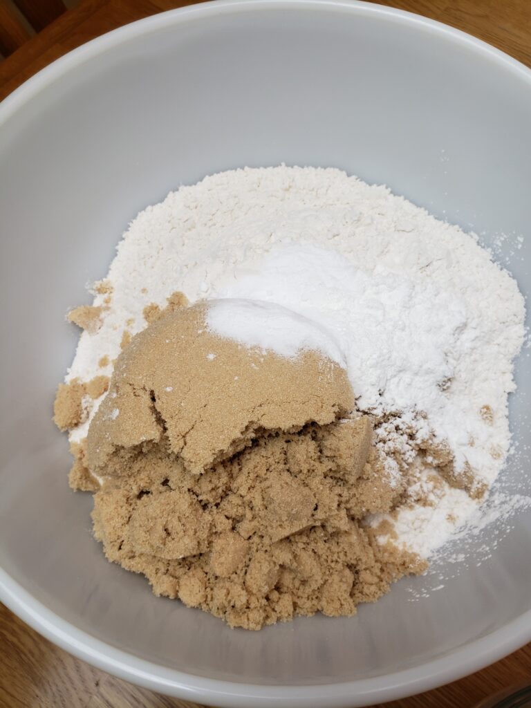 dry ingredients in bowl