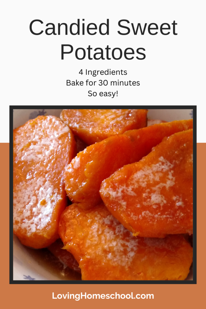 Candied Sweet Potatoes Pinterest Pin