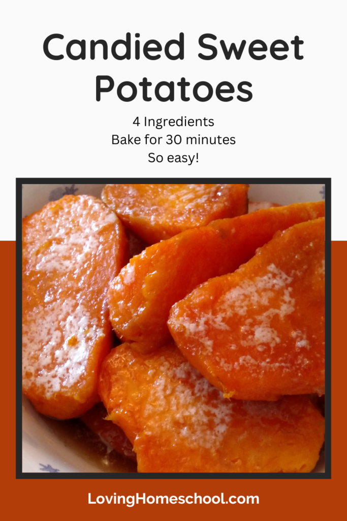 Candied Sweet Potatoes Pinterest Pin