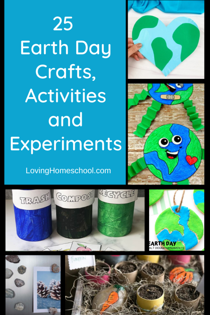 25 Earth Day Crafts, Activities and Experiments Pinterest Pin