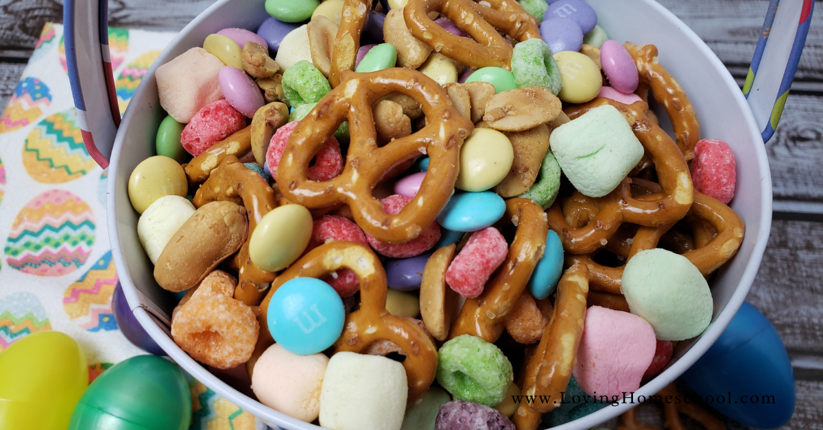 Easter Bunny Trail Mix - LovingHomeschool.com