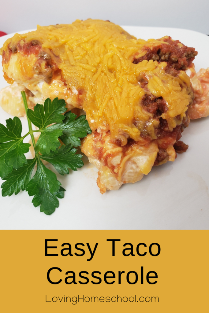 Easy Taco Casserole Pinterest Pin