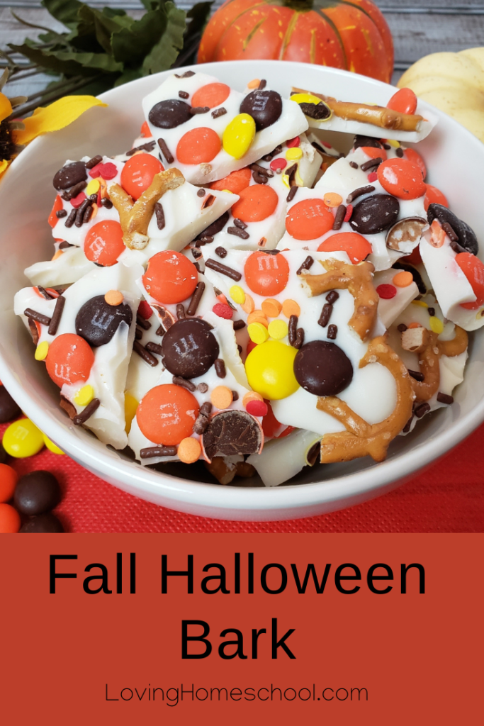 Fall Halloween Bark Pinterest Pin