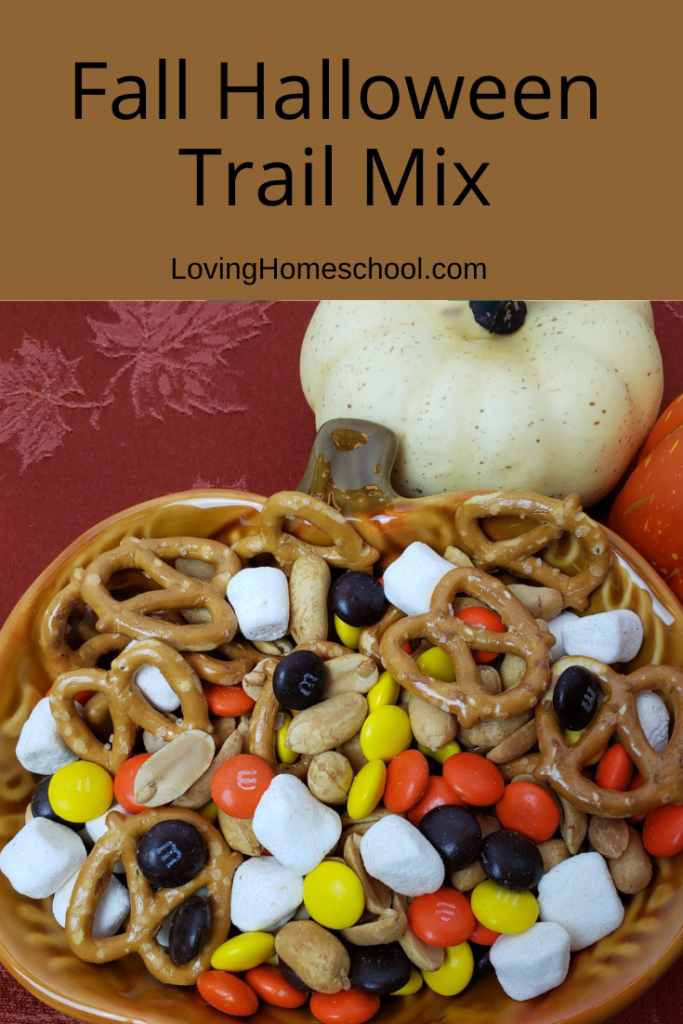 Fall Halloween Trail Mix Pinterest Pin