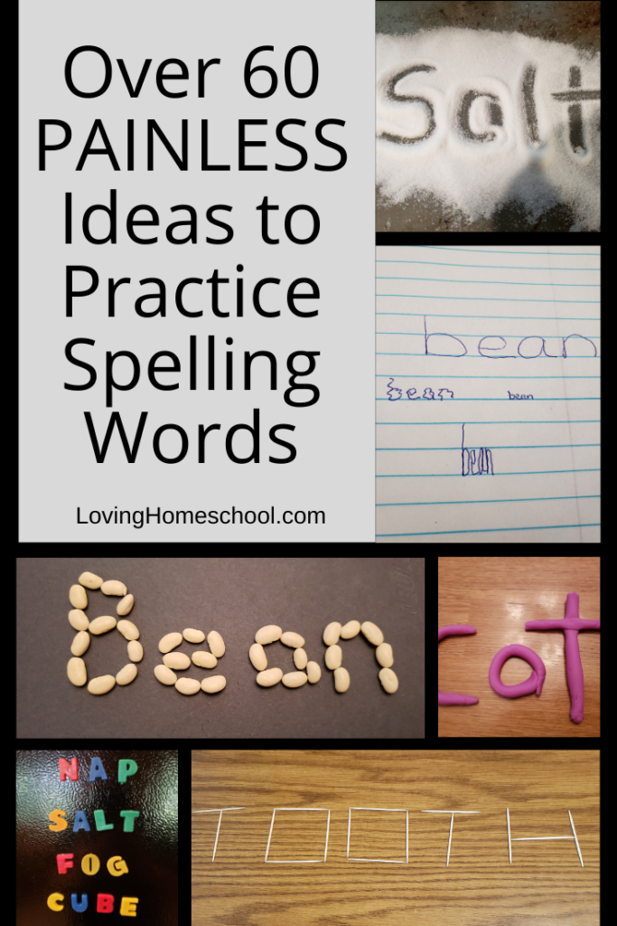 Ideas to Practice Spelling Words Pinterest Pin