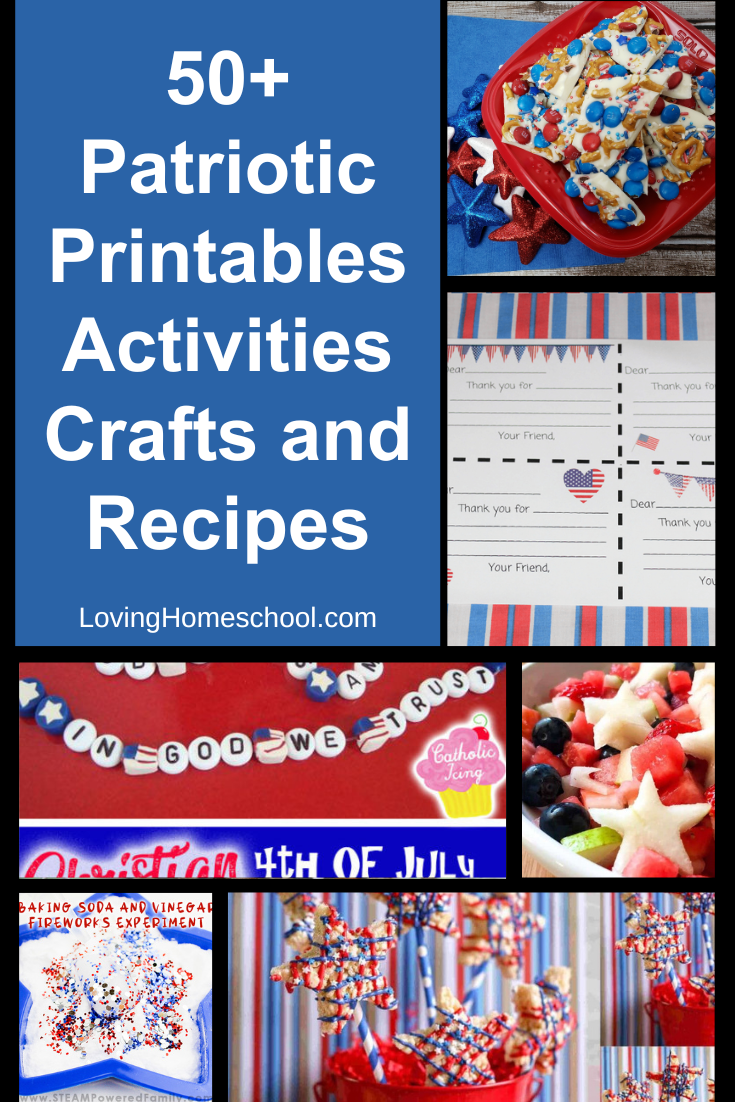 Patriotic Printables Activities Crafts and Recipes Pinterest Pin