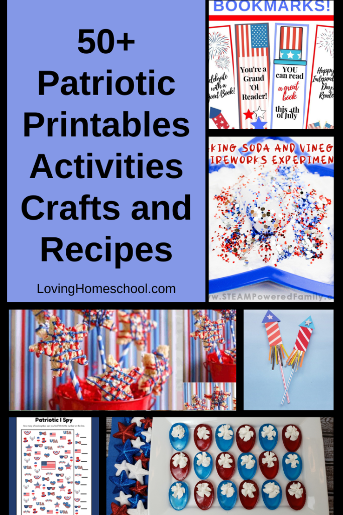 Patriotic Printables Activities Crafts and Recipes Pinterest Pin