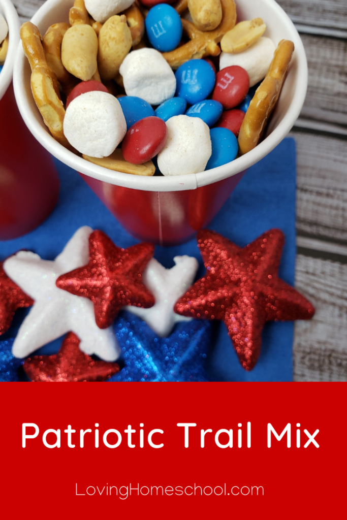 Patriotic Trail Mix Pinterest Pin